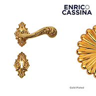 Elisabetta - Door lever Handle on Rose